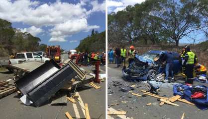 Grave accident à La Tamoa, une conductrice grièvement blessée