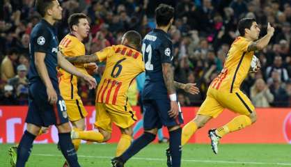 Ligue des champions: Barcelone bat Atletico 2-1 grâce à un doublé de Suarez