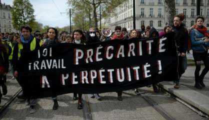 Fin de manifestation à Nantes contre la loi travail, 7 interpellations