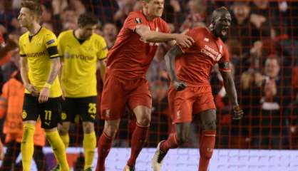 Europa League: Liverpool renverse Dortmund et se qualifie pour les demies