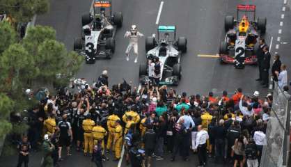 GP de Monaco: victoire du Britannique Lewis Hamilton (Mercedes) 