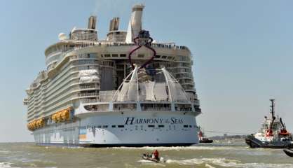 Le plus gros paquebot du monde, l'Harmony of the seas, a quitté Saint-Nazaire