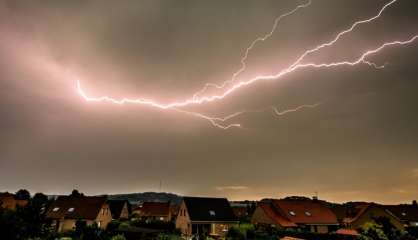 Orages: nouvelle alerte orange pour sept départements de l'Ouest 