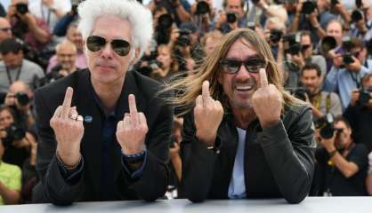 Jim Jarmusch et Iggy Pop, doigts d'honneur et souffle rock à Cannes