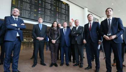 Le hall des départs de l'aéroport de Bruxelles partiellement rouvert  