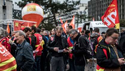 Les cheminots dans la rue pour défendre leurs conditions de travail