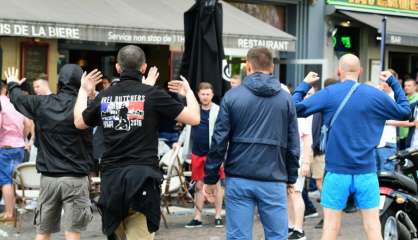 Euro-2016: premiers heurts entre supporters anglais et russes à Lille