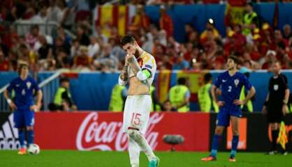 Euro-2016: l'Espagne, battue par la Croatie, jouera Italie en 8e