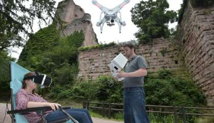 Les châteaux forts d'Alsace misent sur le drone pour pimenter leurs visites 