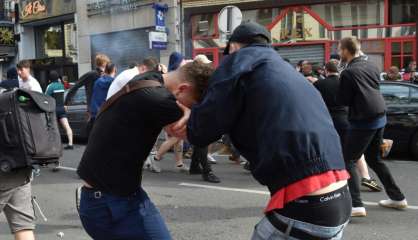 Lille: au moins un blessé dans des échauffourées entre supporters britanniques et forces de l'ordre