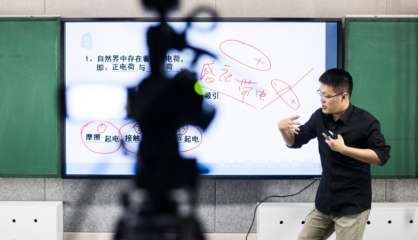 Chine: des profs stars de l'internet grâce à la fièvre du 