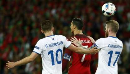 Euro-2016: le Portugal de Ronaldo neutralisé par l'Islande 1-1 