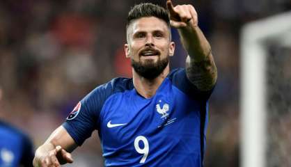 Euro-2016: Giroud marque encore pour la France contre l'Islande 5-1