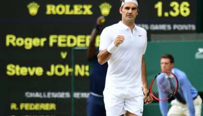 Wimbledon: Federer enlève un 306e match 