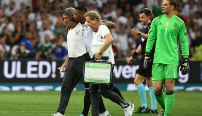 Euro-2016: le défenseur allemand Boateng sort sur blessure