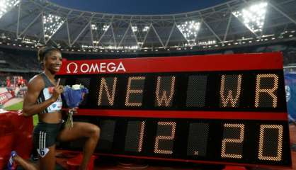 Athlétisme: record du monde pour Kendra Harrison sur 100 m haies en 12.20