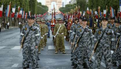 Défilé du 14 juillet: plus de 3.000 militaires sur les Champs Elysées