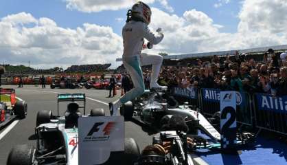 GP de Grande-Bretagne: victoire de Lewis Hamilton (Mercedes) 