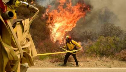 L'incendie de Sand en Californie: une 