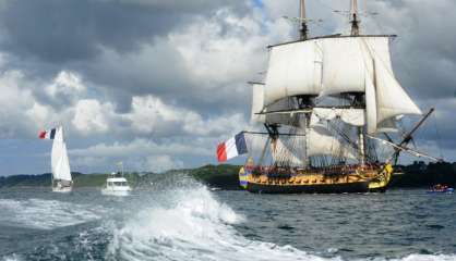 L'Hermione ouvre la 7e édition des Fêtes maritimes internationales de Brest