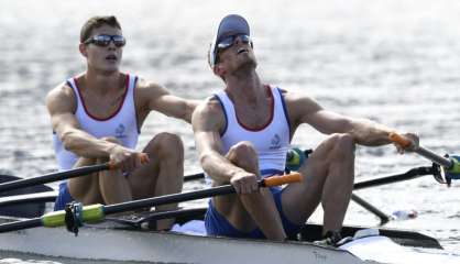 JO-2016/Aviron: Jérémie Azou et Pierre Houin médaillés d'or en deux de couple