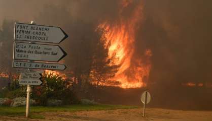 L'incendie au nord de Marseille 