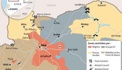 Syrie: la coalition kurdo-arabe s'empare de Minbej, un fief de l'EI (OSDH) 