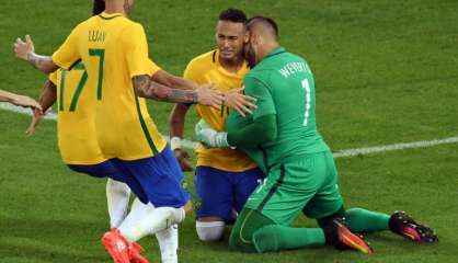 JO-2016: le Brésil de Neymar décroche sa première médaille d'or en foot