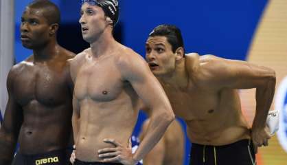 JO-2016/Natation: 1re médaille pour la France, l'argent sur 4x100 m libre