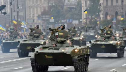 L'Ukraine célèbre les 25 ans de son indépendance avec une grande parade militaire