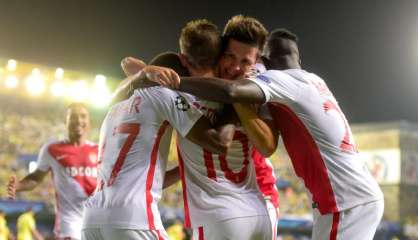 Ligue des champions: Monaco s'impose 2-1 à Villarreal en barrage aller 