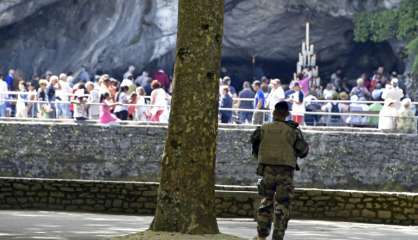 A Lourdes, début du pèlerinage de l'Assomption entre inquiétude et espoir