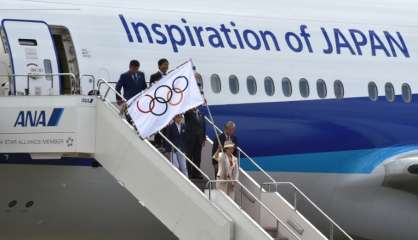 JO-2020: le drapeau olympique de retour à Tokyo après un demi-siècle