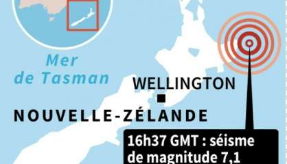 Nouvelle-Zélande : fort tremblement de terre de magnitude 7,1