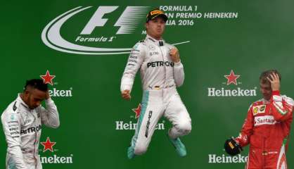 GP d'Italie: Rosberg gagne et revient à deux points d'Hamilton