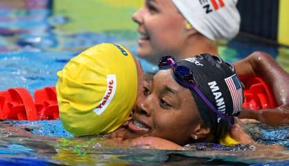 Natation: l'Américaine Simone Manuel sacrée sur 100 m libre 