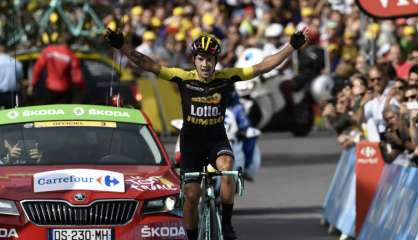 Tour de France: Roglic vainqueur de la 17e étape, Froome toujours en jaune