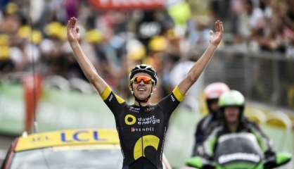 Tour de France: Calmejane vainqueur en solitaire de la 8e étape