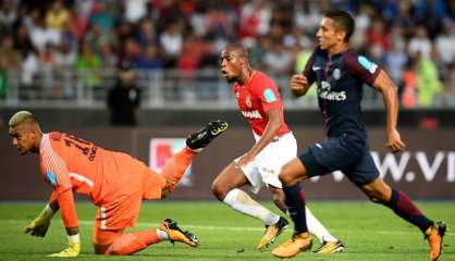 Trophée des Champions: à la mi-temps, Monaco mène 1-0 face au PSG