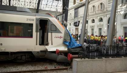 Accident de train à Barcelone: 39 blessés dont un grave