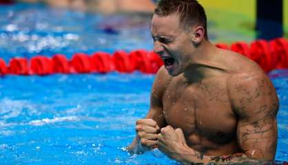 Natation: l'Américain Dressel réalise le doublé 100 m libre/100 m papillon