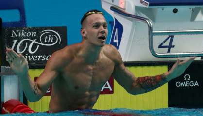 Natation: l'Américain Dressel en or sur 50 m nage libre