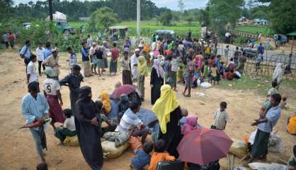 Crise des Rohingyas en Birmanie: 18.500 réfugiés au Bangladesh depuis vendredi