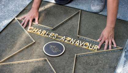 Aznavour en haut de l'affiche pour enfin recevoir son étoile à Hollywood