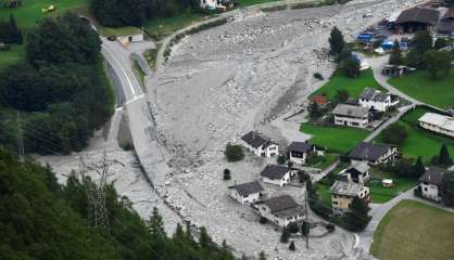 Eboulement en Suisse: peu de chance de retrouver des survivants