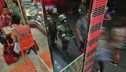 Anxiété dans les quartiers chics de Rio, à portée de fusil de Rocinha