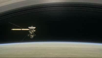 La sonde Cassini s'apprête à effectuer son plongeon final vers Saturne