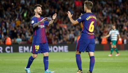 Espagne: le Barça écrase Eibar, Messi puissance 4