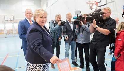 Erna Solberg, Première ministre 