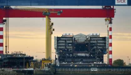 Paris et Rome s'accordent sur la reprise des chantiers navals de Saint-Nazaire